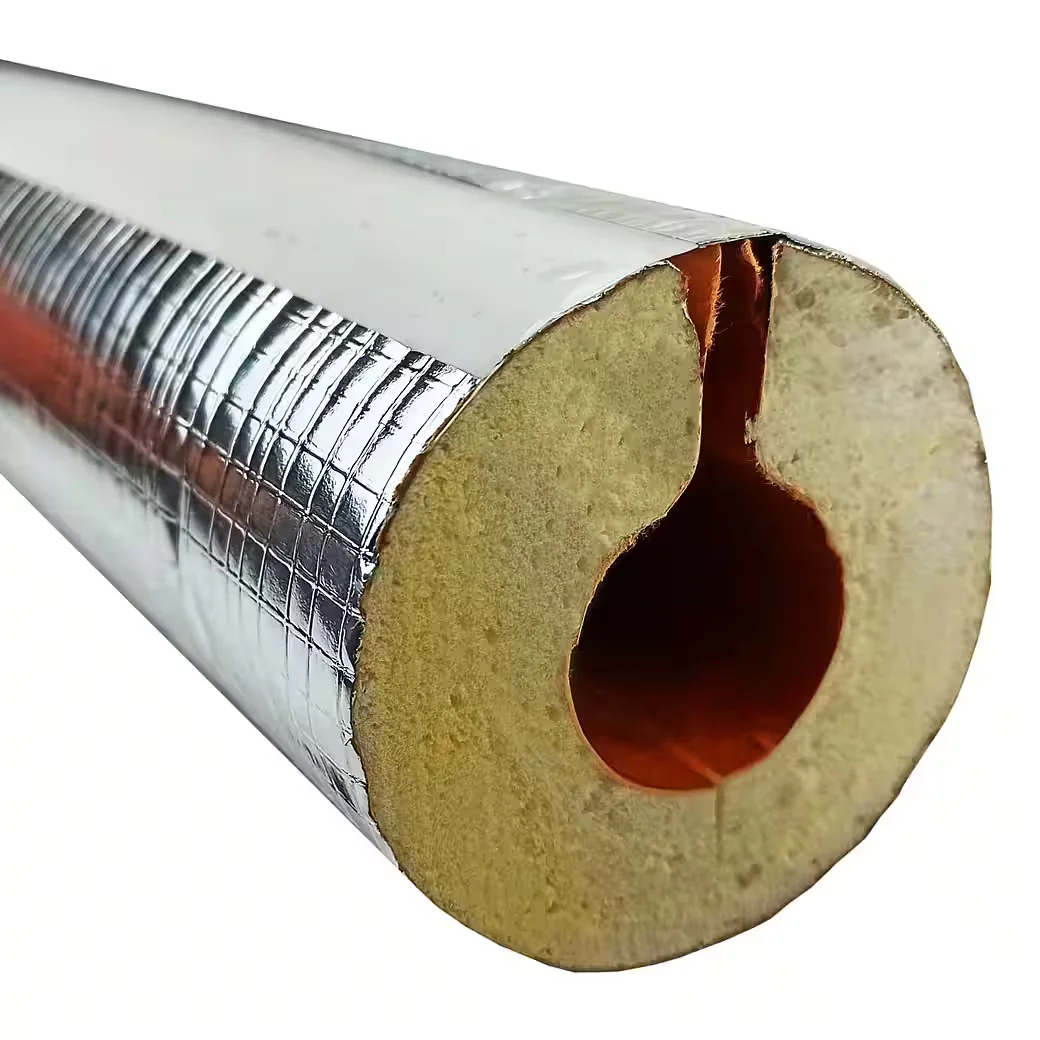 SCORPROTECT® Steinwolle Alu Rohrisolierung Gewebemantel selbstklebend