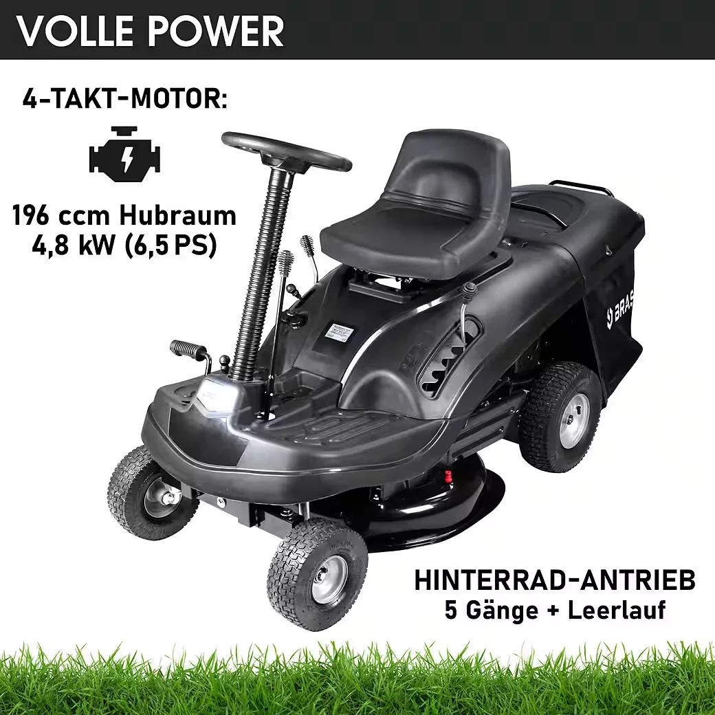 Rasentraktor Aufsitzmäher Benzin Elektrostart Gartenpflege