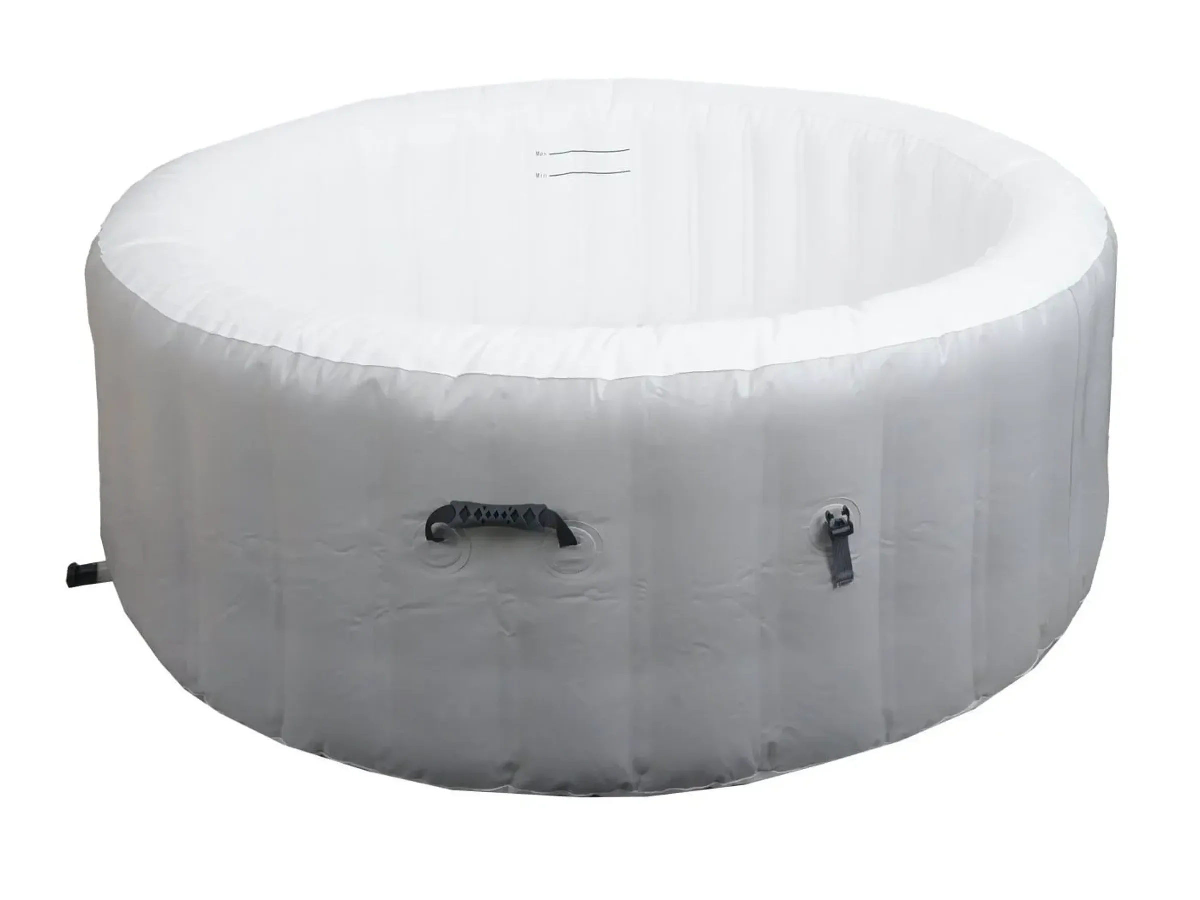 MCW Whirlpool N97 4 Personen heizbar aufblasbar 180 cm grau weiß Spa