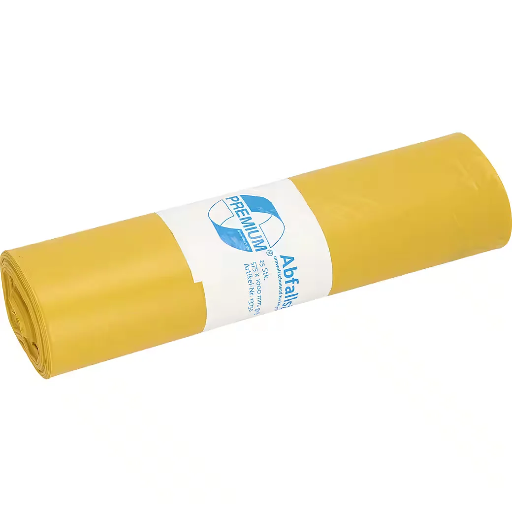 SOENNECKEN Papierkorb Müllsack Standard 70l gelb 25 Stück 575x1000mm