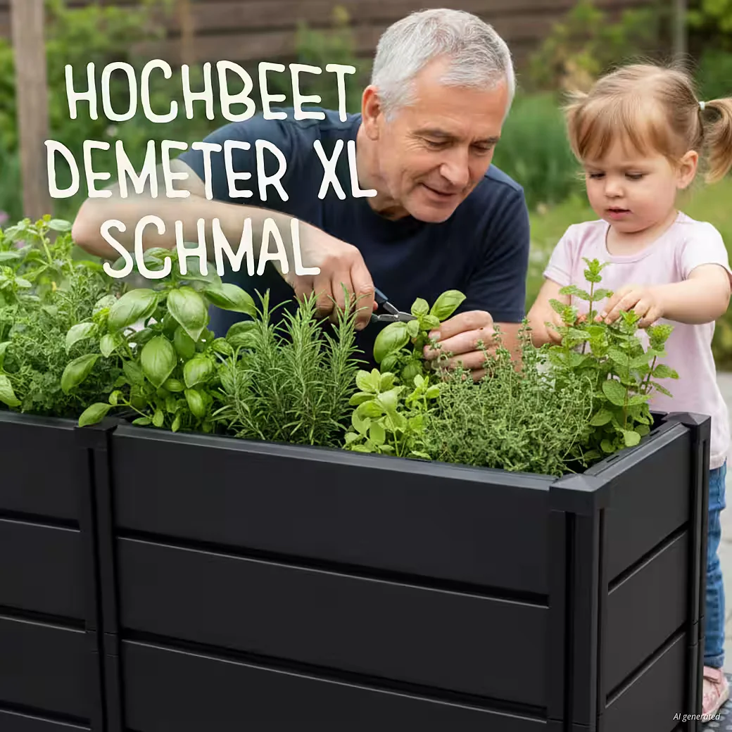 Hochbeet Demeter XL schmal Garten Pflanzkasten