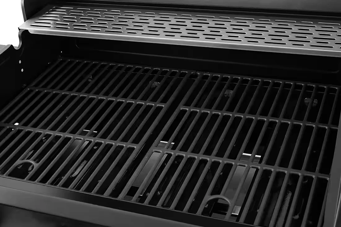 Rockford Black Gasgrill 4 Brenner mit Seitenbrenner 14500 W BBQ