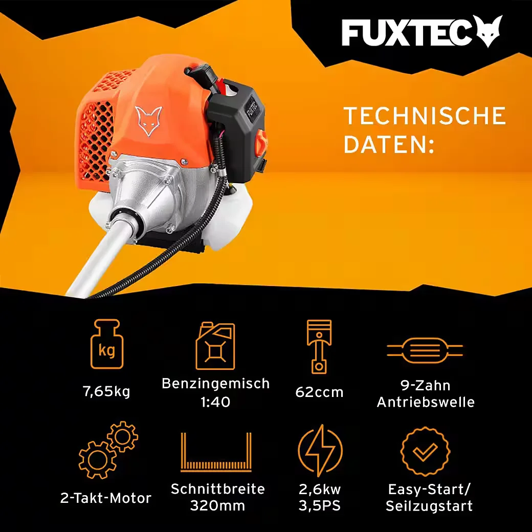 Benzin-Motorsense FX-MS162 Freischneider Trimmer