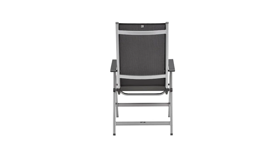 Kettler Multipositionssessel BASIC PLUS, Aluminium Silber / Outdoorgewebe Anthrazit