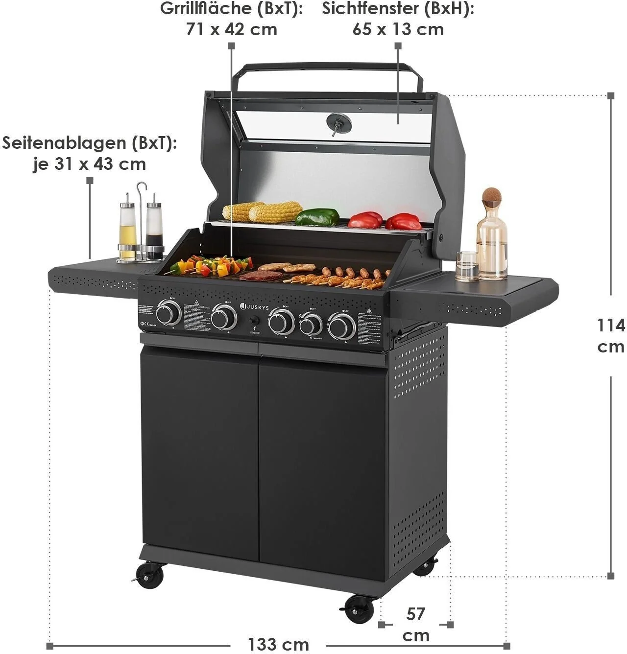 Gasgrill Savannah BBQ Outdoor Garten