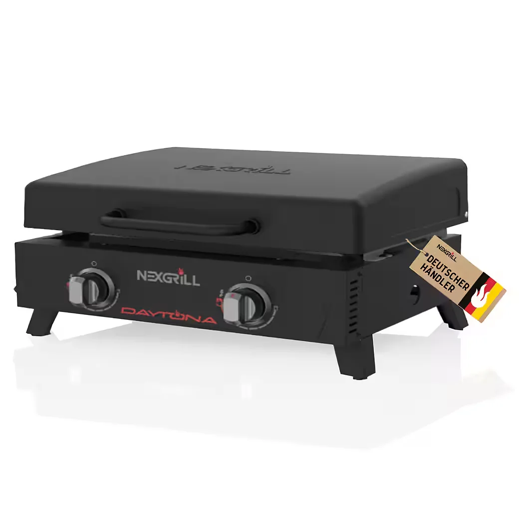 Gasgrill Daytona 2B 2 Brenner Plancha Tischgrill 5,9 kW Outdoor BBQ