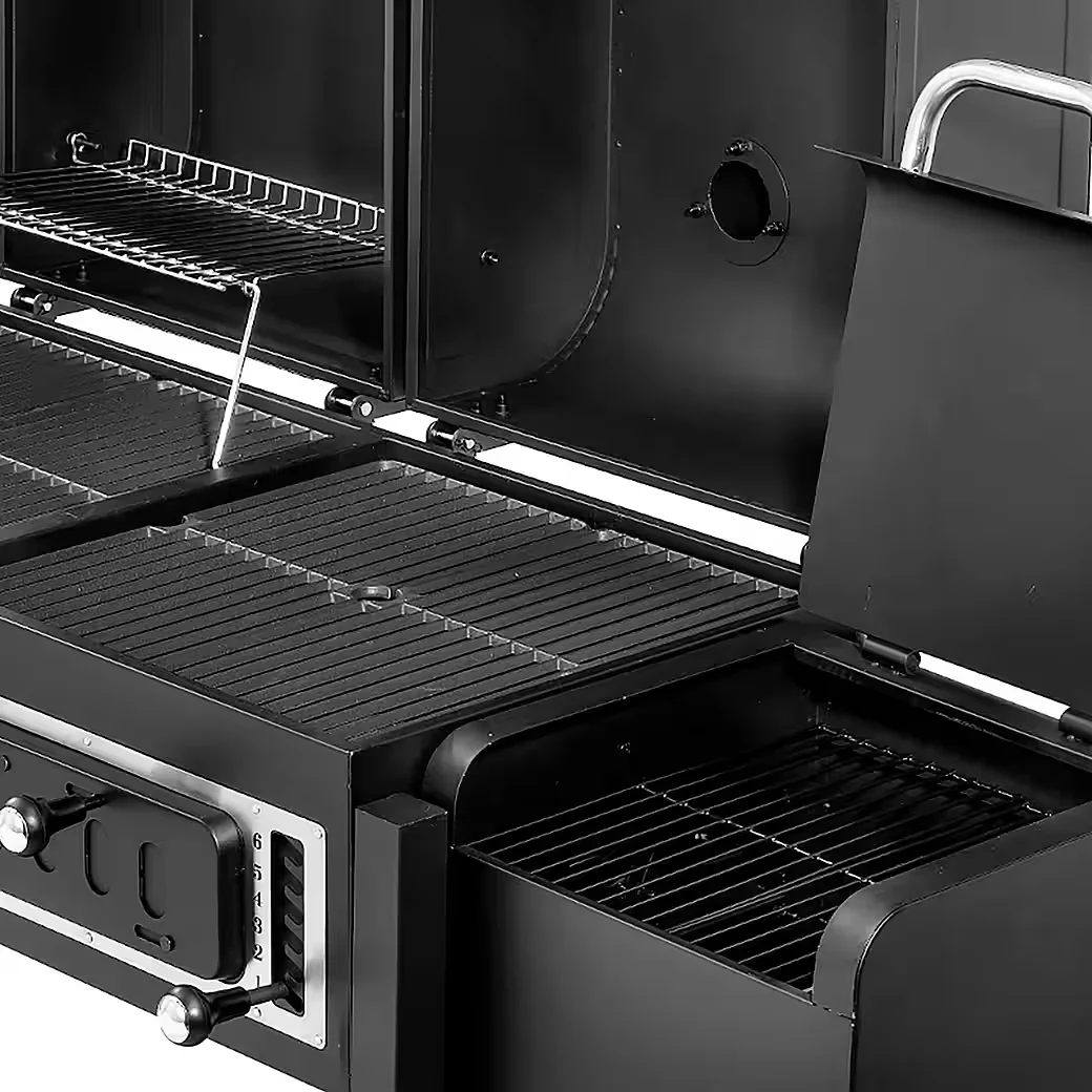 Holzkohlegrill HERO DUO BBQ für Garten Outdoor Camping