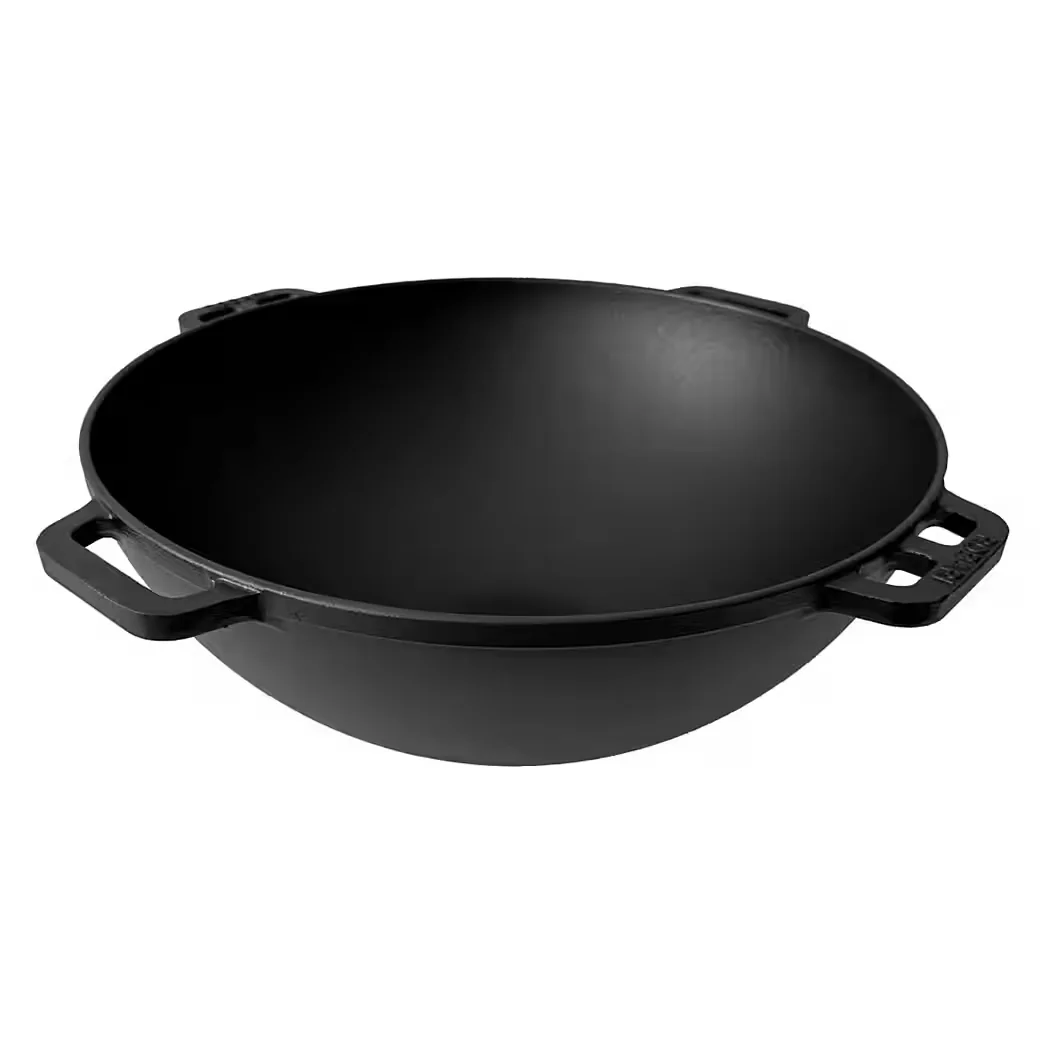 Utschak Holzkohlegrill Set mit Kasan 15L Schornstein Schüreisen Outdoor