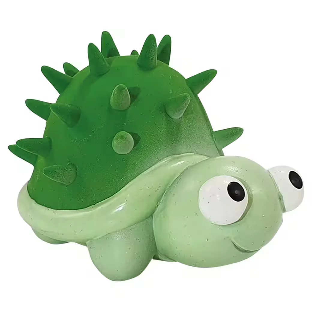NOBBY Hundespielzeug Tierquietschie Schildkröte Latex grün