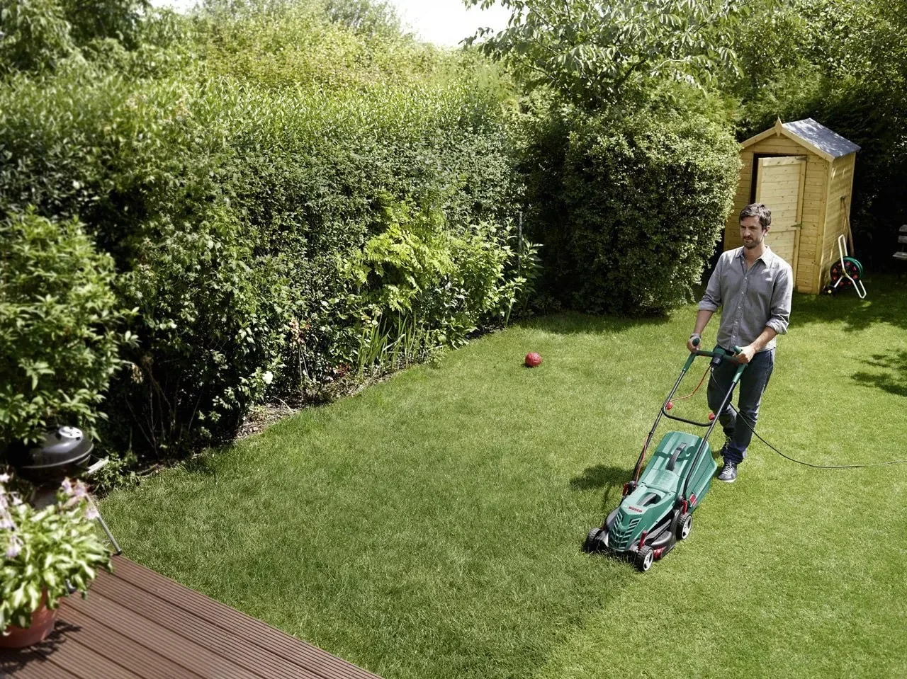 Bosch Home and Garden Elektro Rasenmäher ARM 34 34 cm Schnittbreite