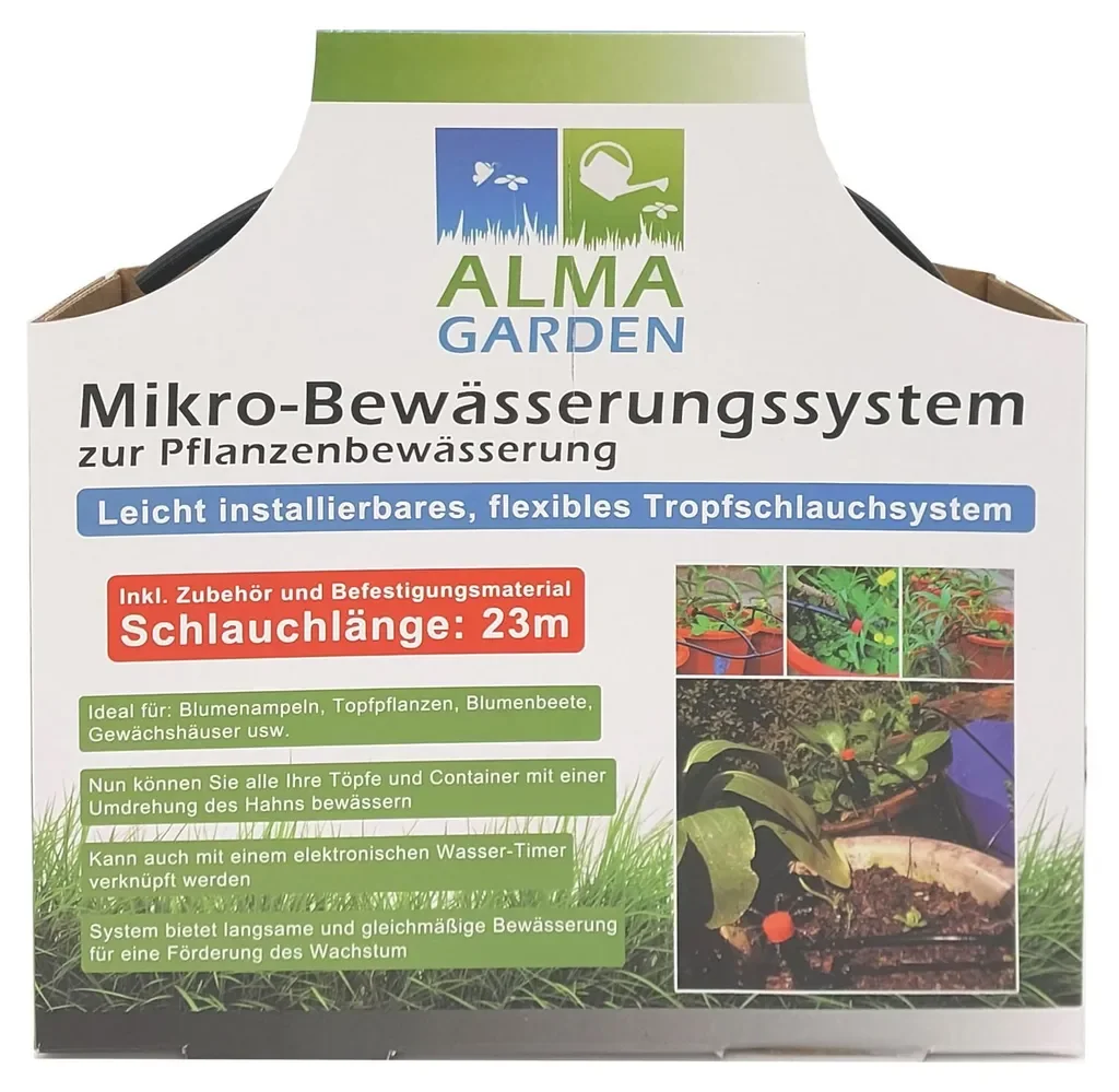 Mikro-Bewässerungssystem Tropfschlauch Pflanzenbewässerung Garten