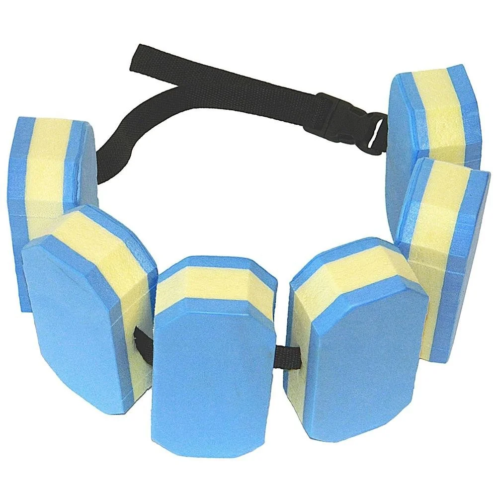 BEST SPORTING Schwimmgürtel 6 Paddle blau für Aquafitness Training