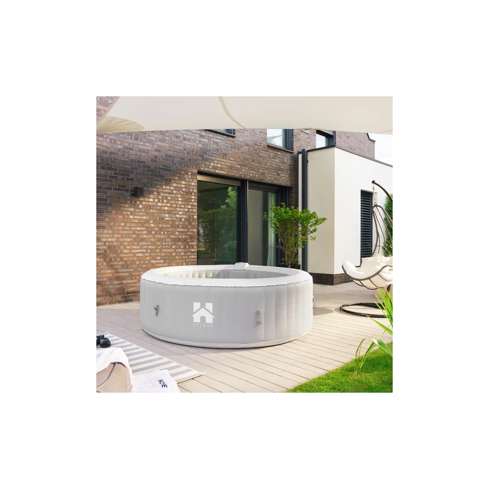 HOME DELUXE Outdoor Whirlpool SPLASH Garten Spa verschiedene Farben