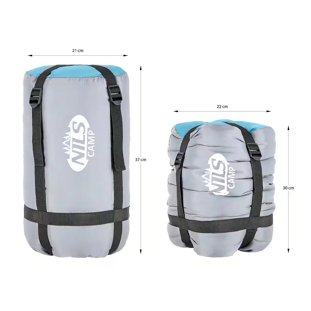 Schlafsack Camping Deckenschlafsack Outdoor M 175+30 x 75 cm warm