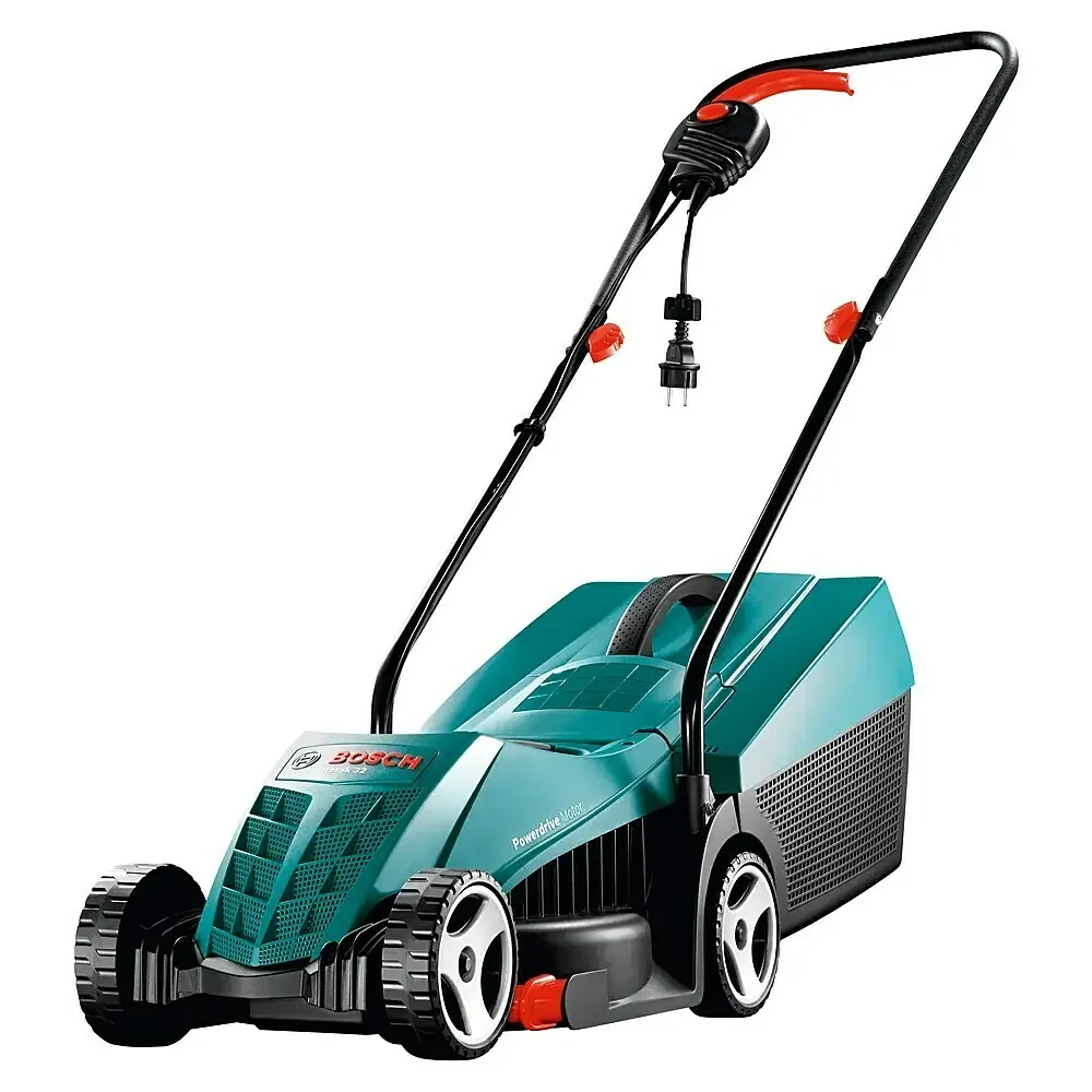 Bosch Elektro Rasenmäher Rotak 32 kompakt für kleine Gärten
