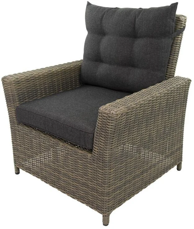Dininglounge Set Asti braun Polyrattan 7 Personen bellavista Outdoor