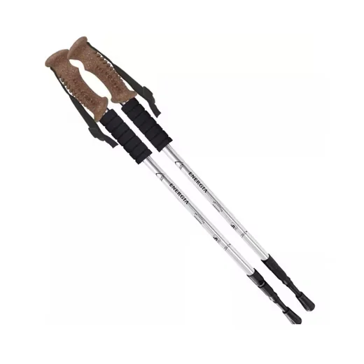 KEINERLEI® Nordic-Walking-Stöcke Teleskop Antischock Trekking Paar