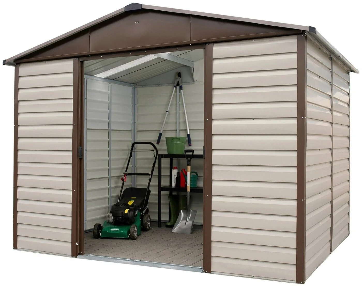 Yardmaster Metall Gerätehaus Brandenburg 1012 Gartenhaus