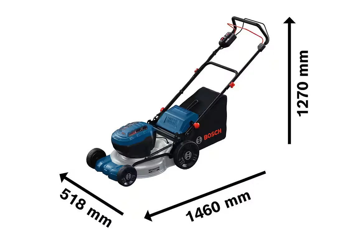 Akkurasenmäher GRA18V2-46SP kabellos für Rasenpflege