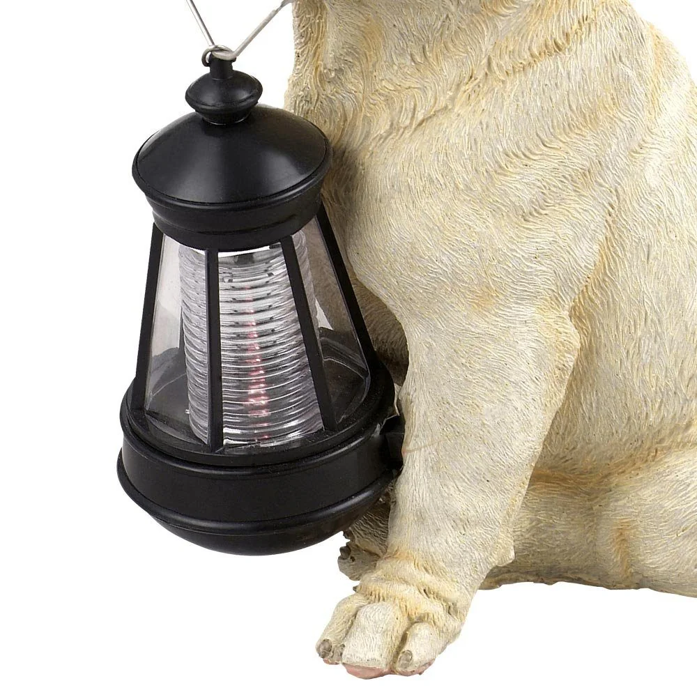 GLOBO LIGHTING Solarleuchte Hund LED Dekofigur warmweiß Garten