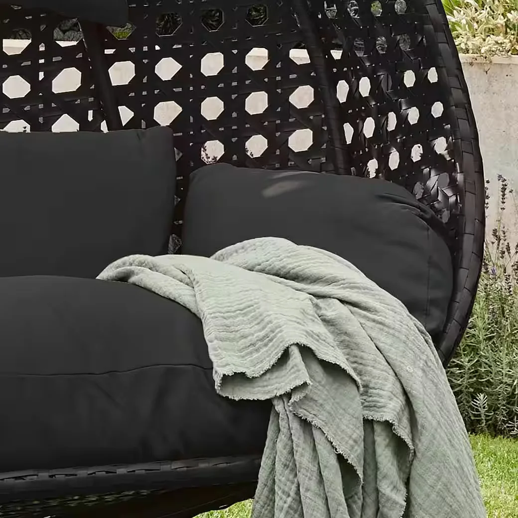 Hängesessel Polyrattan TWIN Outdoor Garten