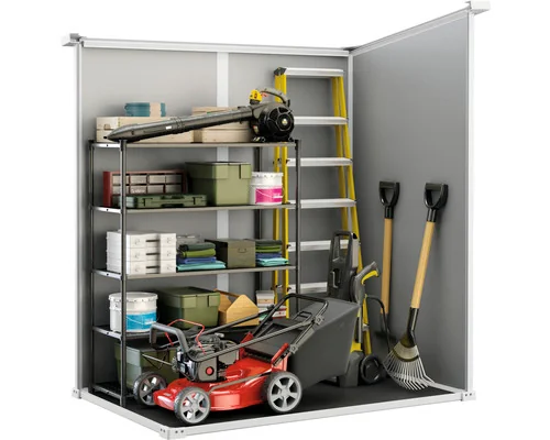 Keter Gartenhaus Manor Pent 6x4 mit Fußboden 183,5x111 cm grau Outdoor