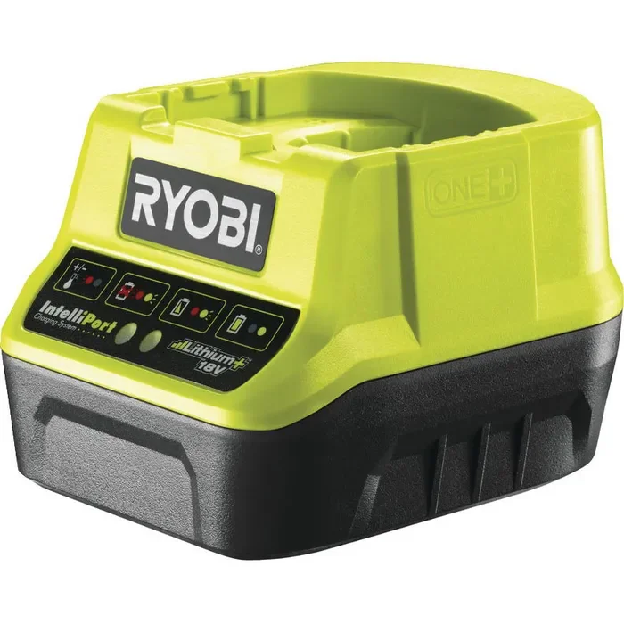 Ryobi Vertikutierer RY18SFX35A-240 ONE+, Akku, 2x18V / 4Ah, mit 2 Akkus, Ladegerät, Fangkorb 55 Liter