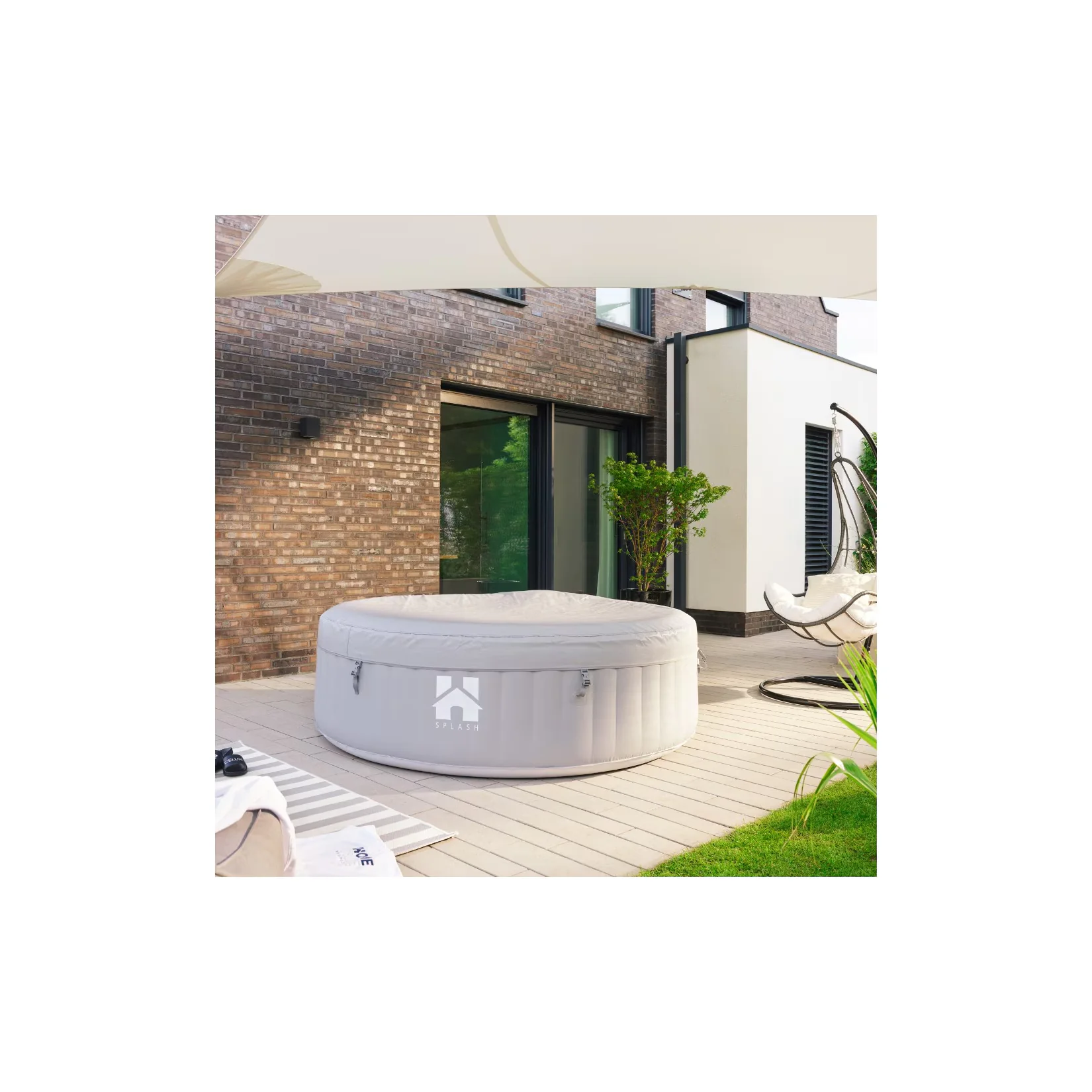 HOME DELUXE Outdoor Whirlpool SPLASH Garten Spa verschiedene Farben