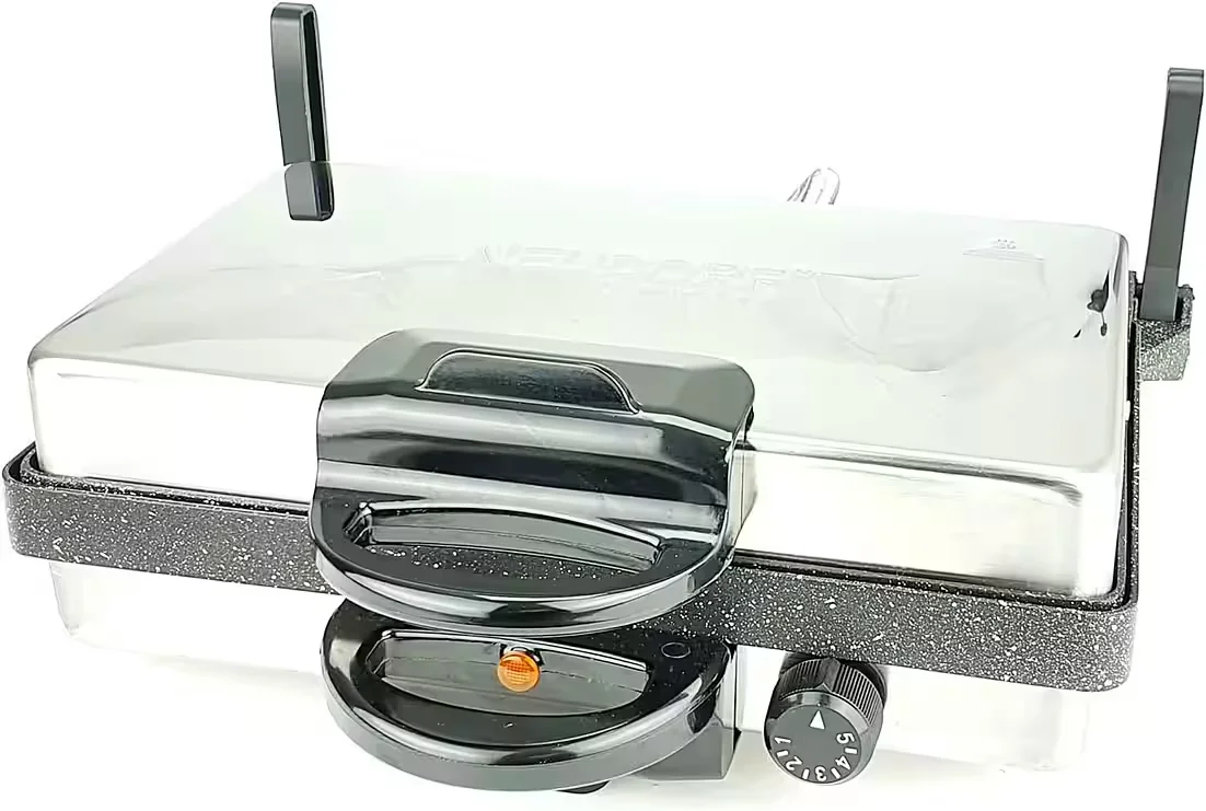 Kontaktgrill Granit mit Kasserolle elektrisch Tischgrill