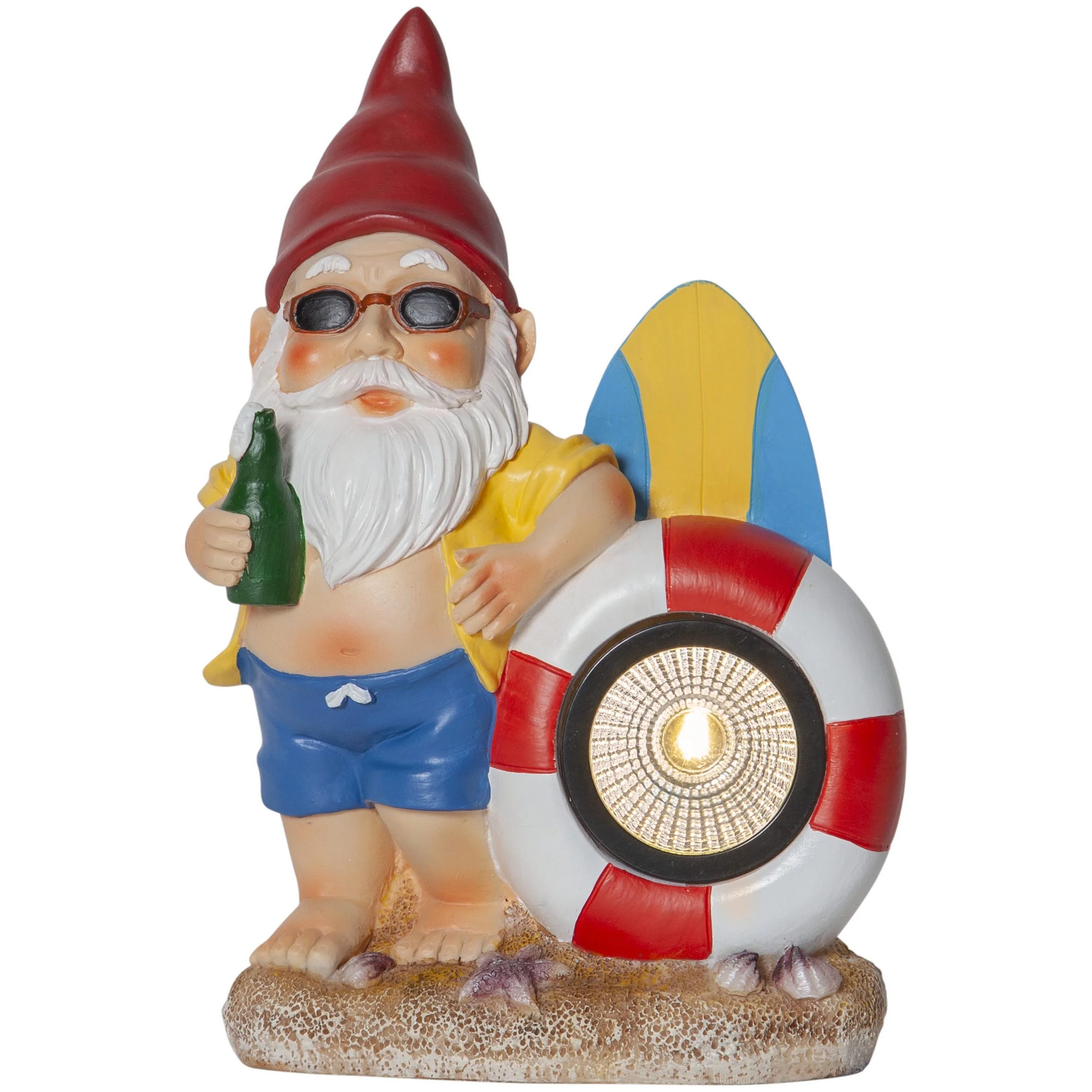 STAR TRADING LED Solarleuchte Gnomy Gartenzwerg Gartenfigur