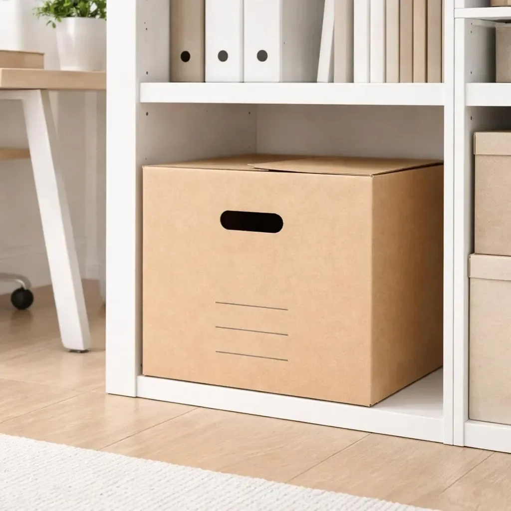 BURI Archivkarton Archivbox für 5 A4 Ordner, stapelbar 30 kg