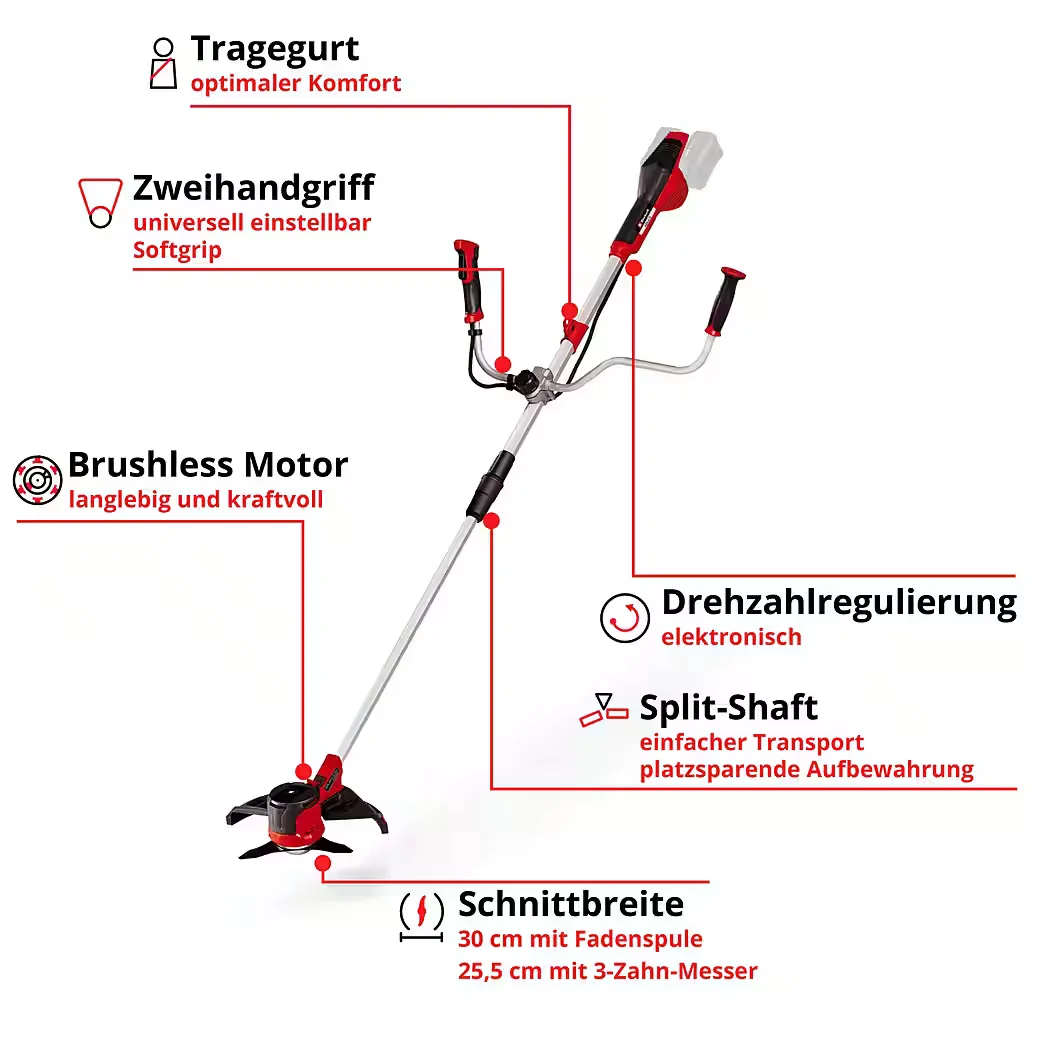 Akku Motorsense AGILLO Freischneider Rasentrimmer