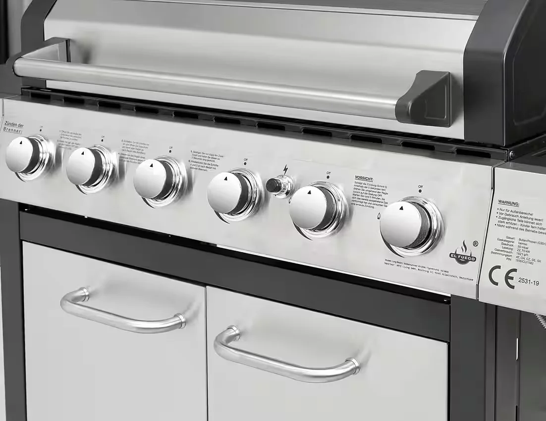 Gasgrill Long Beach BBQ fuer Garten und Terrasse