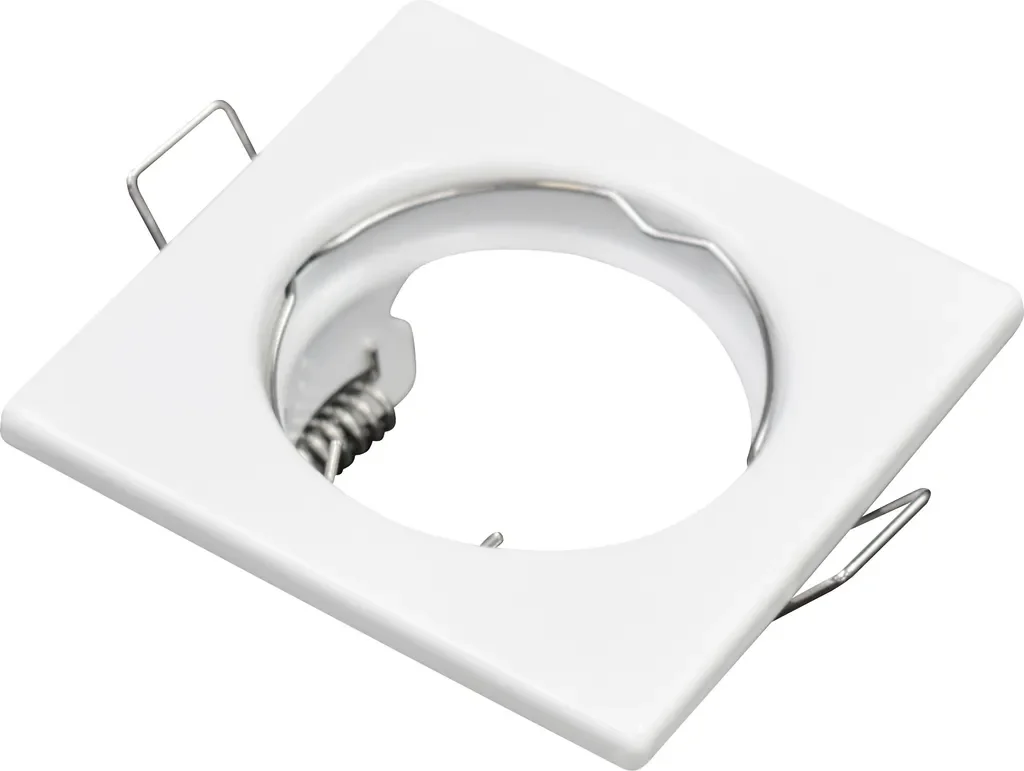 McShine Einbaurahmen ER-74 weiß 74x74 mm starr quadratisch LED Spot