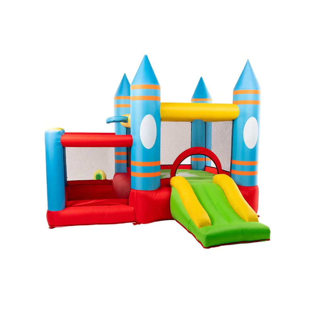 Home Deluxe Aufblasbare Hüpfburg FABI 270 x 295 x 210 cm mit Gebläse