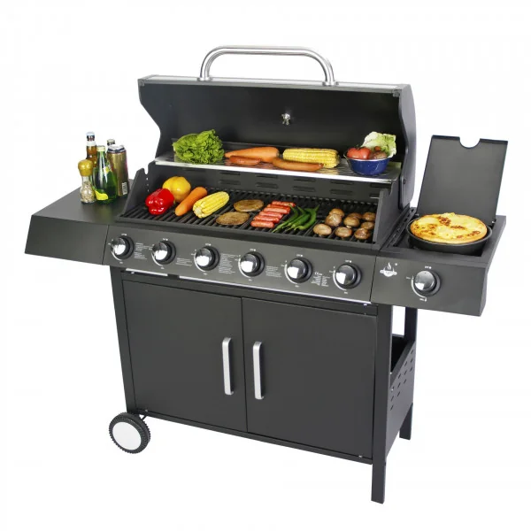 El Fuego Gasgrill San Angelo 6+1 BBQ Grillwagen Outdoor