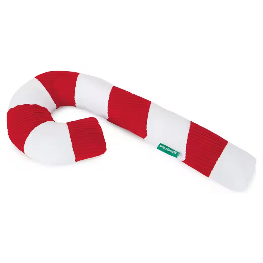 BEEZTEES Tierkuscheltier Weihnachtsspielzeug Plüsch Zuckerstange Hund