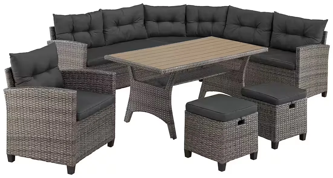 Gartenlounge Set Keros Premium Outdoor Sitzgruppe Gartenmöbel