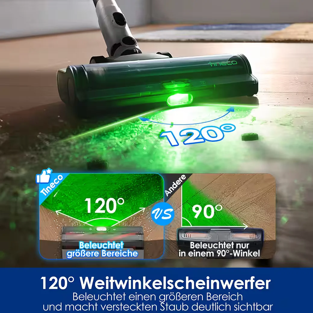 Akku-Stielstaubsauger Pure One Station 5, 2x6-fach Filter für Allergiker und Tierhaushalte