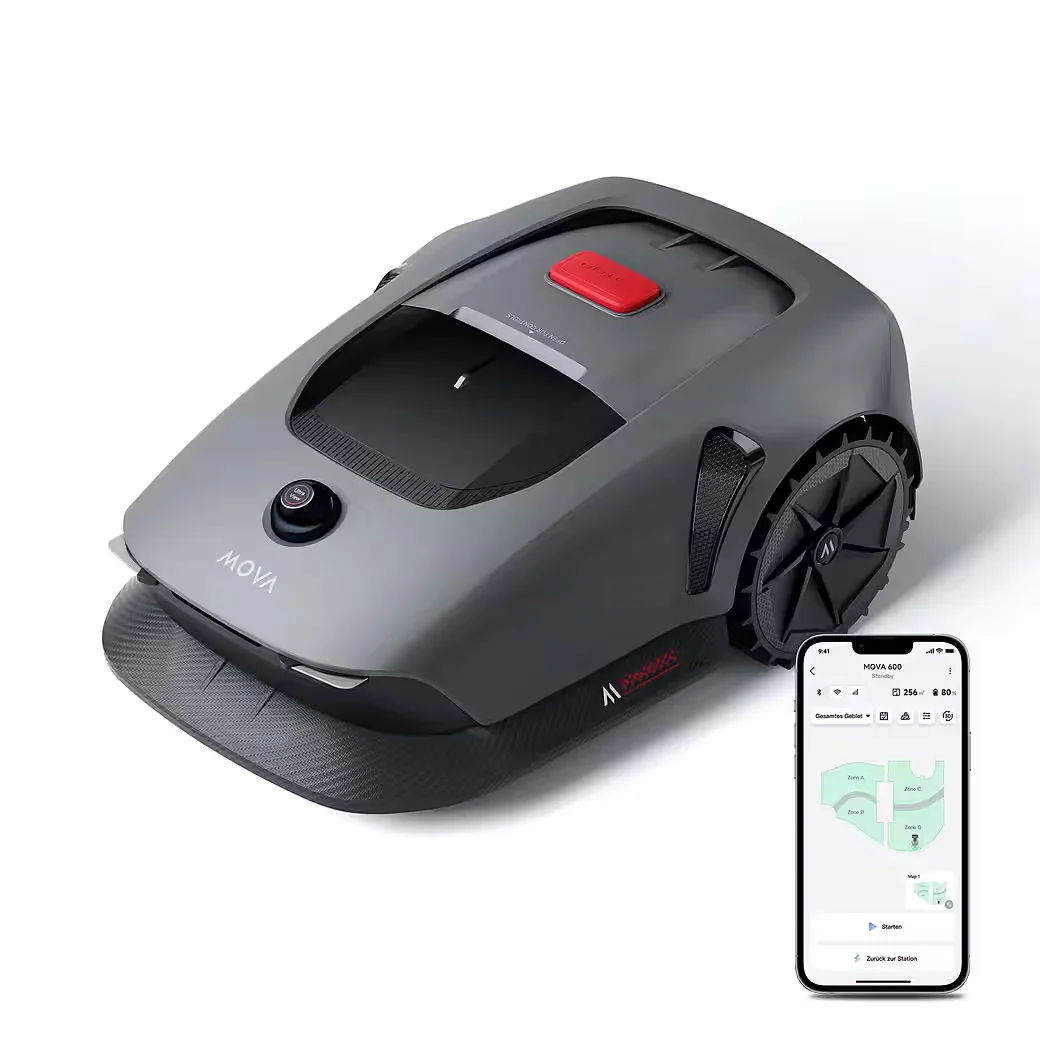 Rasenmähroboter MOVA 600 Kit inkl 5 Ah Zusatz Akku Ersatzklingen