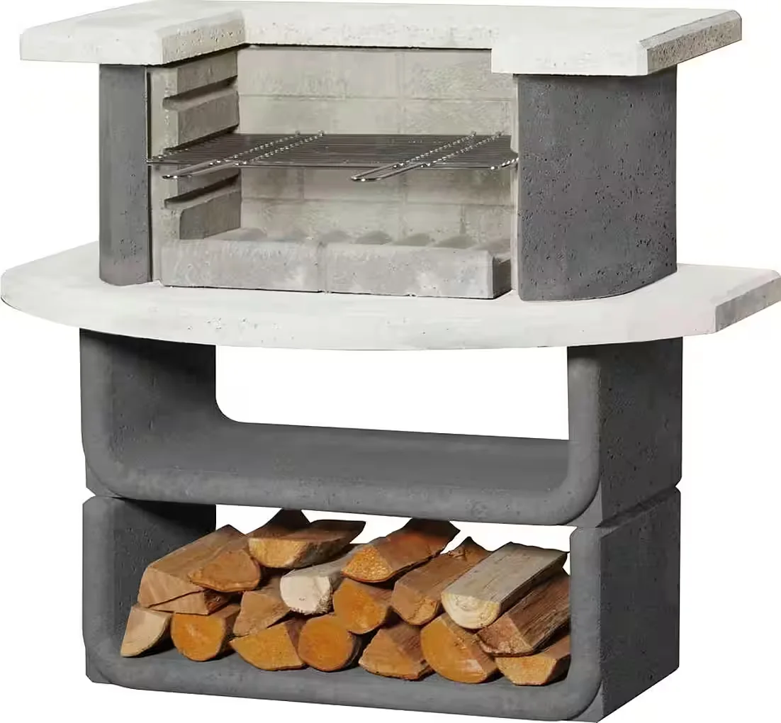 Holzkohlegrill Grillbar Oregon BBQ Standgrill für Garten