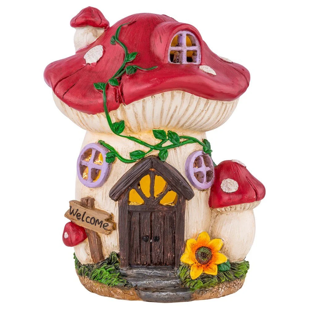 GLOBO LIGHTING Solar LED Gartenleuchte warmweiß Pilz Design Außen