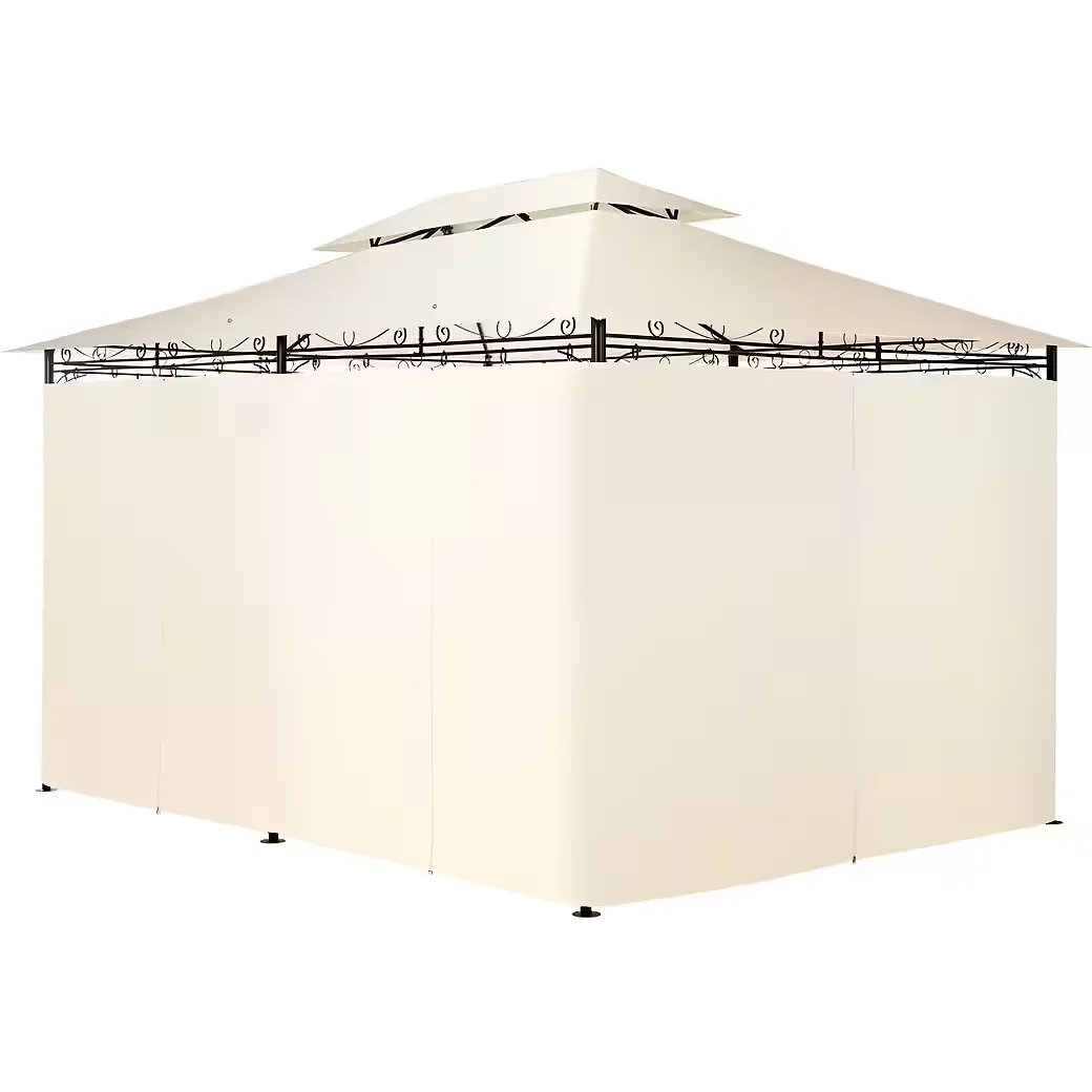 TECTAKE Gartenpavillon Partyzelt für Garten und Terrasse