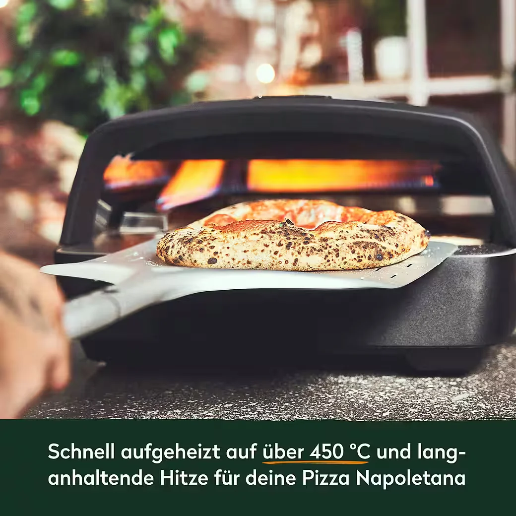 BURNHARD Gas Pizzaofen Outdoor für knusprige Pizza