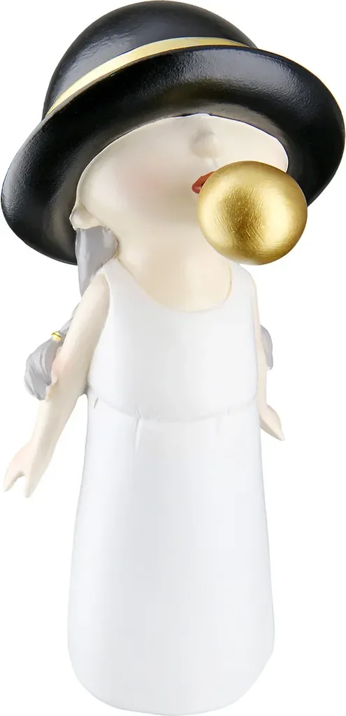 Gilde Dekofigur Junge/Mädchen Bubblegum 52709 Skulptur modern