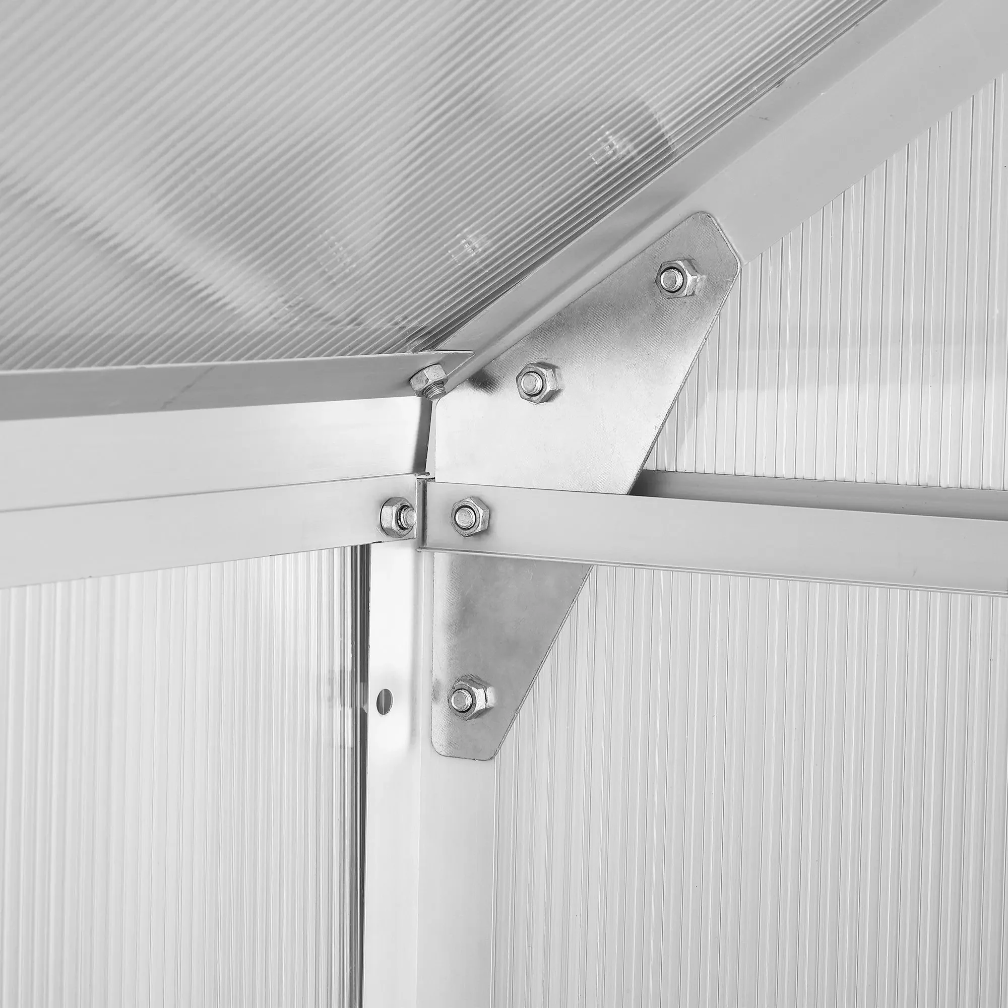 Zelsius Aluminium Gewächshaus SET 310 x 190 cm Garten