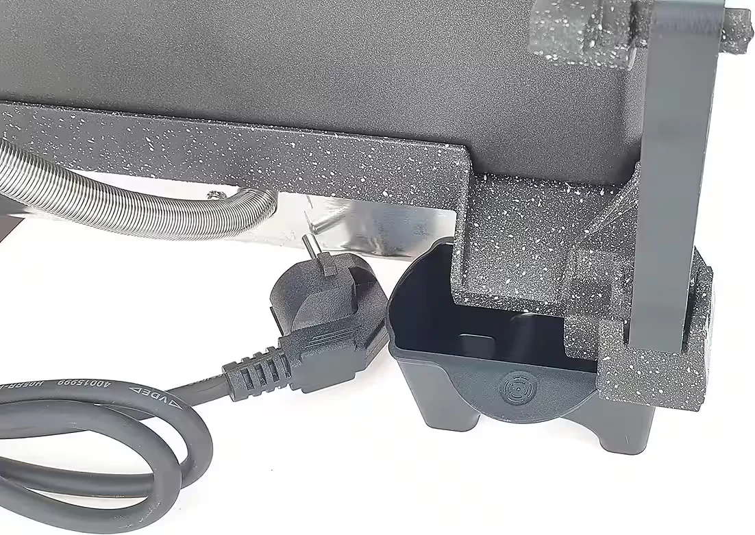 Kontaktgrill Granit mit Kasserolle elektrisch Tischgrill