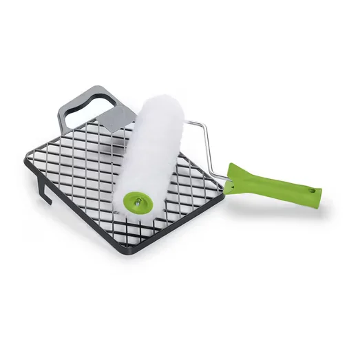 NÖLLE Farbroller-Set Vestan 18 cm mit Abstreifgitter und Ersatzwalze