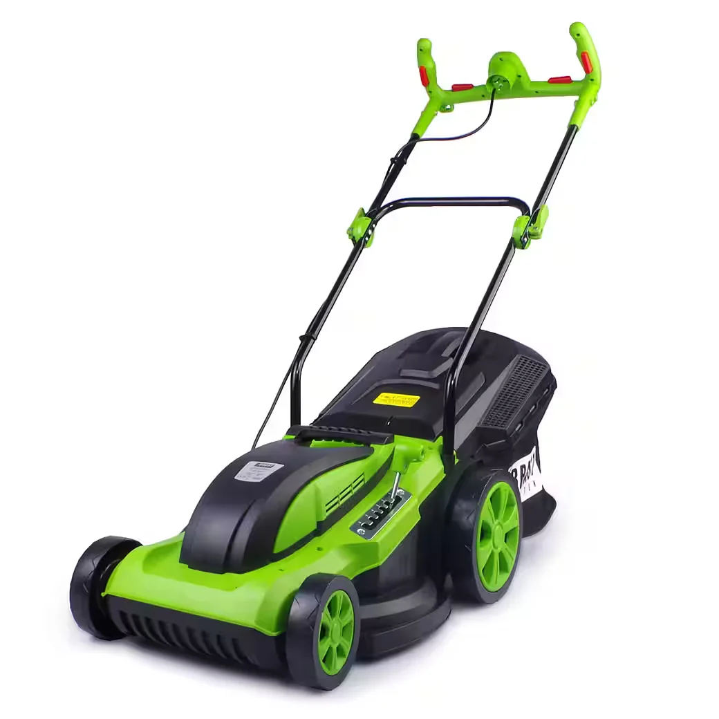 Elektrorasenmäher 2000 Watt mit Fangkorb höhenverstellbar für Garten