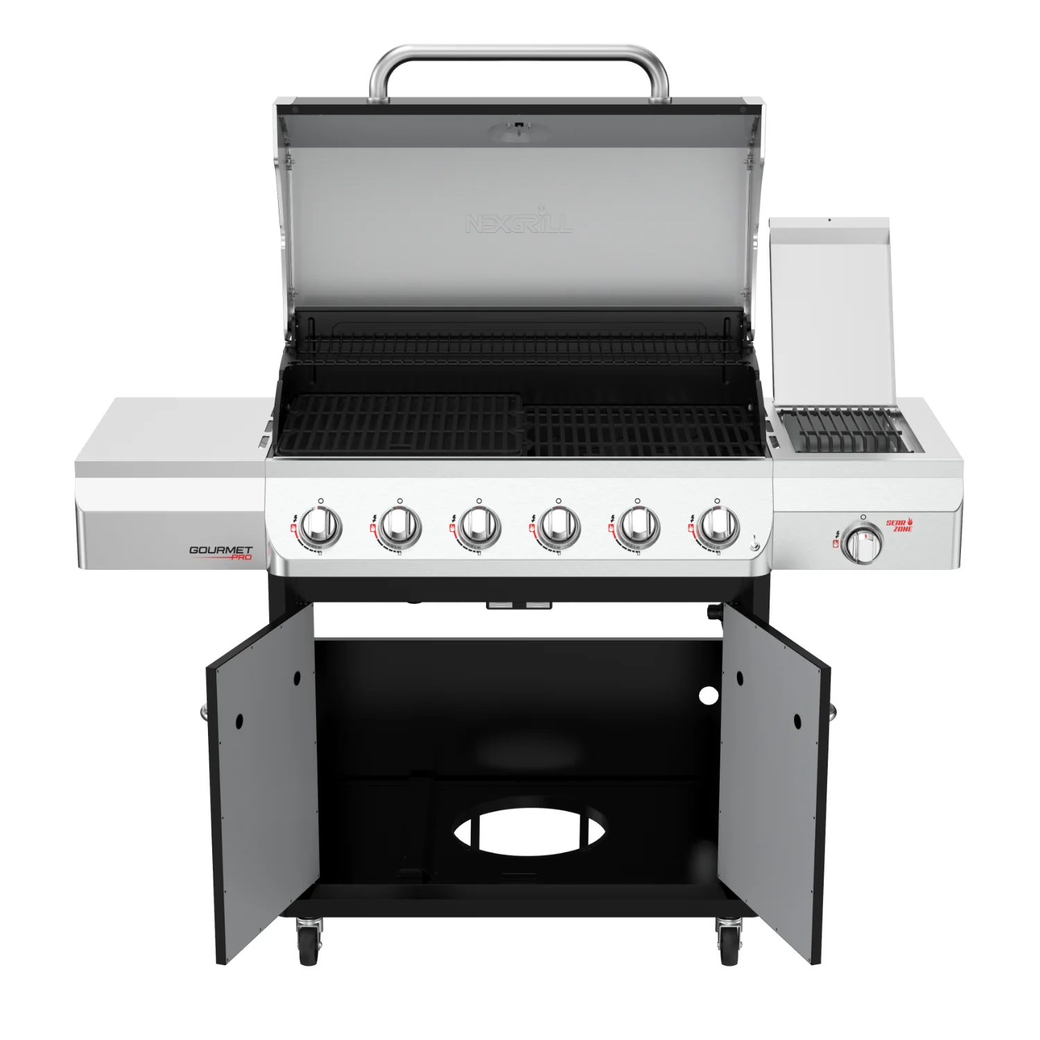 Gasgrill 6B Gourmet Pro mit 6 plus 1 Brenner BBQ Outdoor